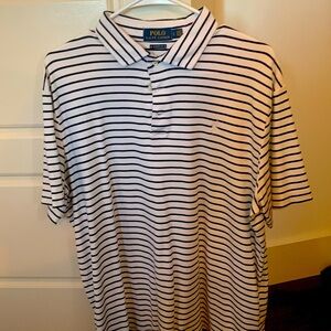Men’s Polo Ralph Lauren - white with blue stripes